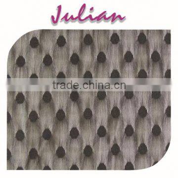 dot mesh warp transparent jacquard 115gsm julian lycra fabrics manufactures in china