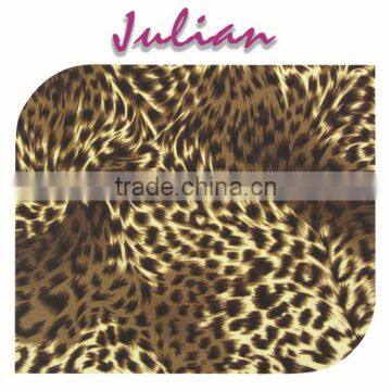 yellow coffee leopard N4020 half shiny plain pattern nylon ultr thin Spandex electric print fabric scissors