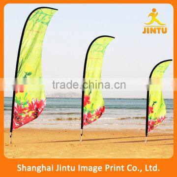 2016 Custom decorative feather flag,beach flag for advertising