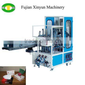 Automatic box drawing facial tissue packing machine price