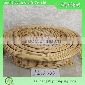 Handmade oval natural Wicker dog bed/ Wicker baskets for dogs/Dog dry bed