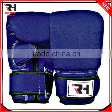 Leather Fight Bag Gloves, Punch bag gloves, Thai Grappling Kick MMA bag Gloves