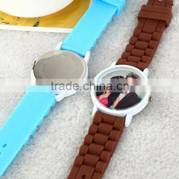 Custom logo silicone digital watch for sublimation printing                        
                                                Quality Choice