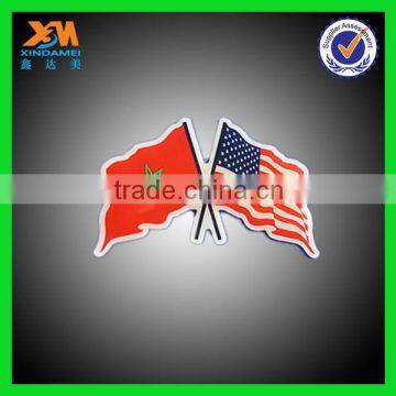 Factory direct sales metal pin national flag badges