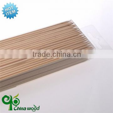 manufacture round and flat wooden skewers