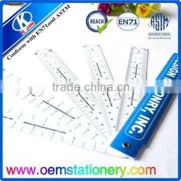 Promotional oem stainless steel scale ruler for office supplies