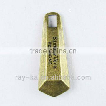 Antique Brass Zipper Slider