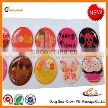 Eco-friendly Crystal Diy Resin Doming Epoxy Sticker China Manufacturer