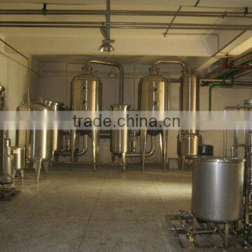 Complete fruit cider processing line