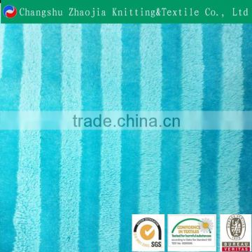 Suzhou textile wholesale 100% polyester PV cashmere single stained fabric PV plush fabric for toy