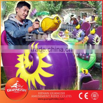 Fun!2014 new design snail war water amusement shooting rides for sale