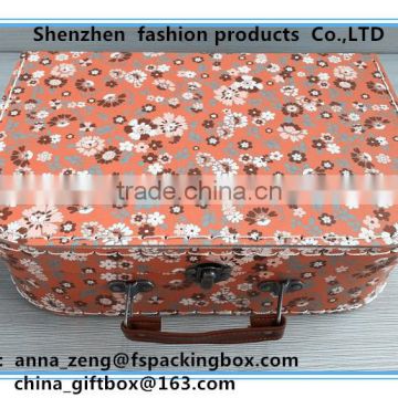 handmade stitches suitcase box