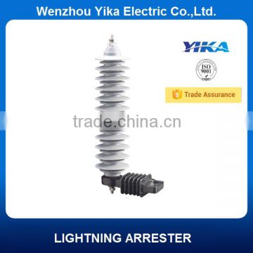 Wenzhou Yika Types of Lightning Arrester 36KV Surge Arrestors Polymer