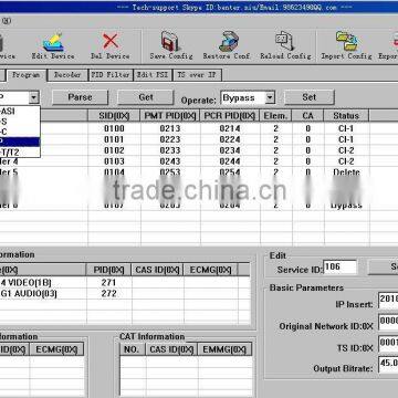 DVB-S/S2 HD Decoder (DisEqc/22KHz,DVB-S/S2+ASI+IP+2*CI In,AV+HDMI+SDI+YPbPr+IP+ASI Out) photo-5