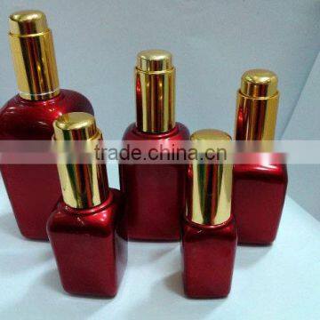 Hot red 10ml amber glass essential oil bottle, empty oil bottles, wholesale glass essential oil bottles