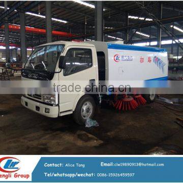 small road sweeper 3cbm road sweep truck