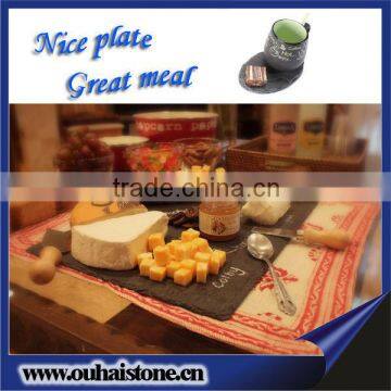 Hot sale restaurant slate stone art tray