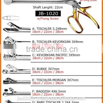 schubert ,23.5 cm, cervical biopsy specimen forceps, biopsy forceps,