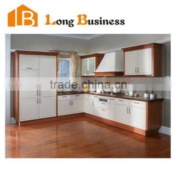 LB-JL1179 New arrived solid surface kitchen furniture acrylic solid wood kitchen cabinet