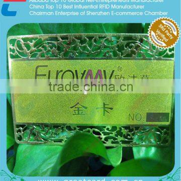 Matt Metal Business Card With Embossed Words Metal Labels photo-4