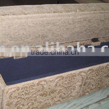 fabric bed bench/hotel bed stool with box