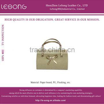 mini portable leather cosmetic bag