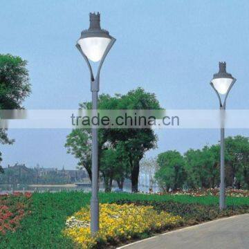 Aluminum garden lamp pole with PMMA lampshade