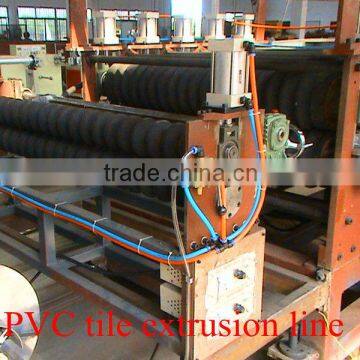 PVC wave tile extrusion line