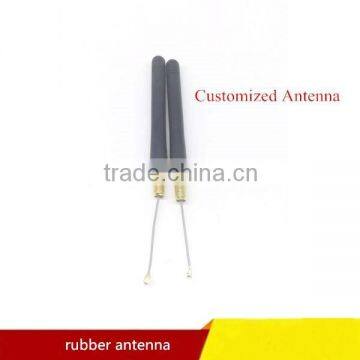 Customized Outdoor waterproof IP67 2.4Ghz Wireless External Rubber wifi antenna u.fl