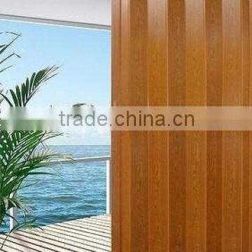 OAK Wood Grain PVC Folding Doors