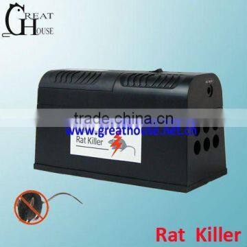 Efficient high voltage electrical rat killer