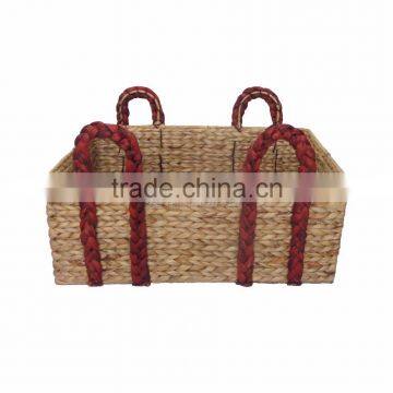 Eco- friendly water hyacinth baskets, water hyacinth storage baskets, water hyacinth laundry baskets with good price