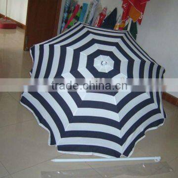 promotional cheap stripe polyester beach sun umbrellas