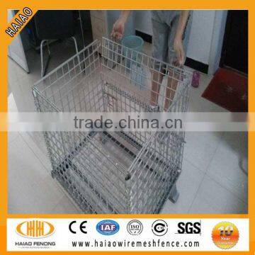 2015 Alibaba China wholesale metal box/wire mesh cage/metal storage cage(factory)