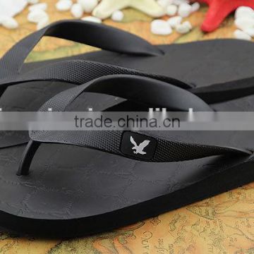 Summer new premium Europe and the United States men's beach flip-flops Pure color cool fashion slippers                        
                                                Quality Choice