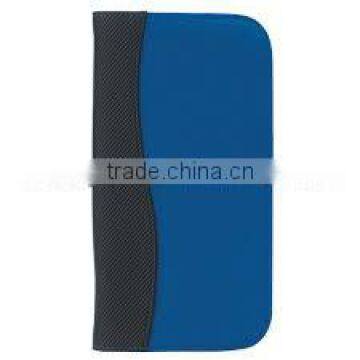 Microfiber Travel Wallet With Embossed PVC Trim