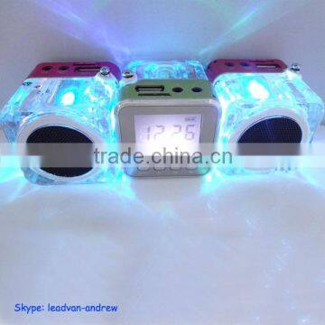 Mini Speaker USB Multimedia Speaker With USB Micro SD FM Radio Led Display