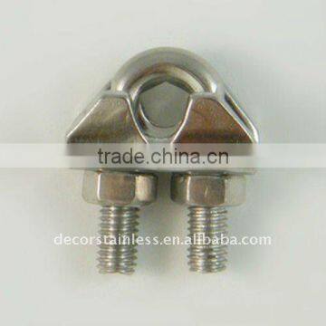 Stainless steel wire rope cable clamp DIN741