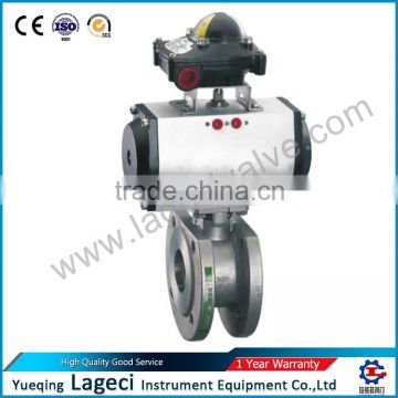 pneumatic thin ball valve