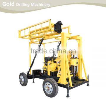 Trailer Mounted Hydraulic Feeding Core Drilling Rig