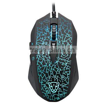 2015 New 6D usb optical crack glowing gaming mouse