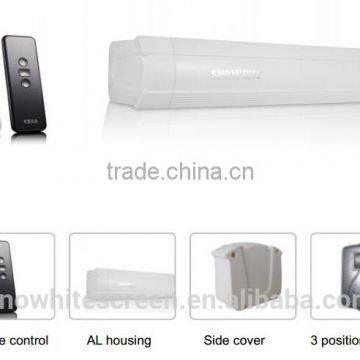 Luxury Motorized Projection Screen for Home Cinema/office/projector Screen 100'' 120'' photo-2