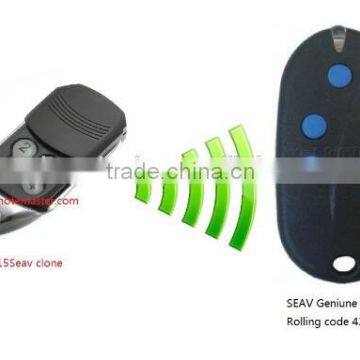SEAV remote,Seav rollin code remote with 433.92MHZ