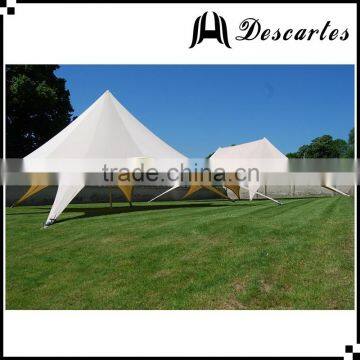 Japan ivory 12m single pole star canopy/star shade tents for large events