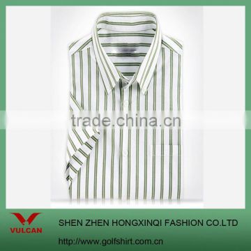 men's long sleeve dress shirt with stripes