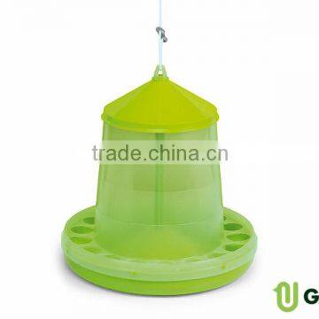 Plastic poultry Feeder 8 kg. Green lemon