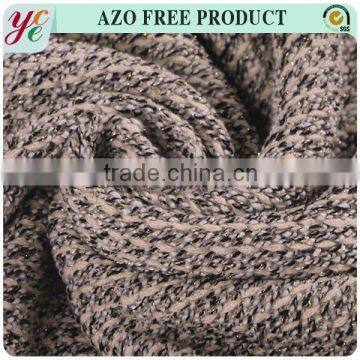 new arrival gold thread knitted fabric for sweater