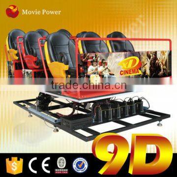 Up-to date technology 2 dof 3 dof 6 dof 9d cinema supplier