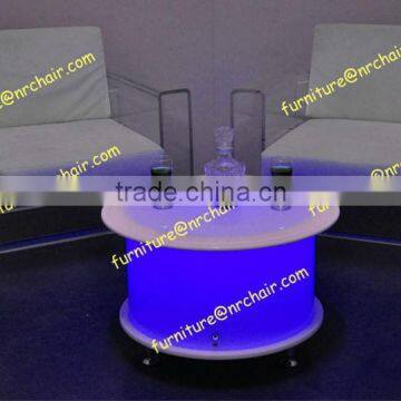 Rechargeable LED Acrylic RGB Glow Coffee Table