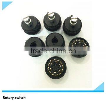 Rotary Switch with Optional Actuator and PCB Terminal